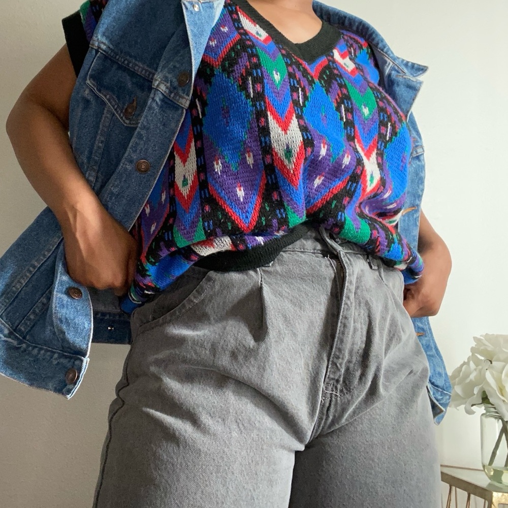 1980s/1990s VINTAGE JANE ADAMS KNIT SWEATER